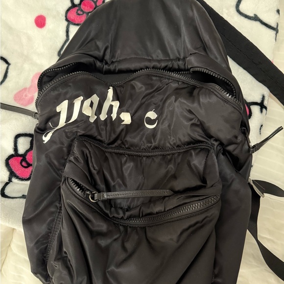 Palm Angels satin book bag